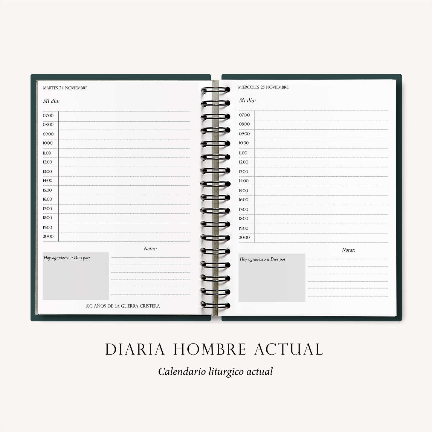 Agenda Cristera 2026 "Nuestra Señora de Guadalupe"