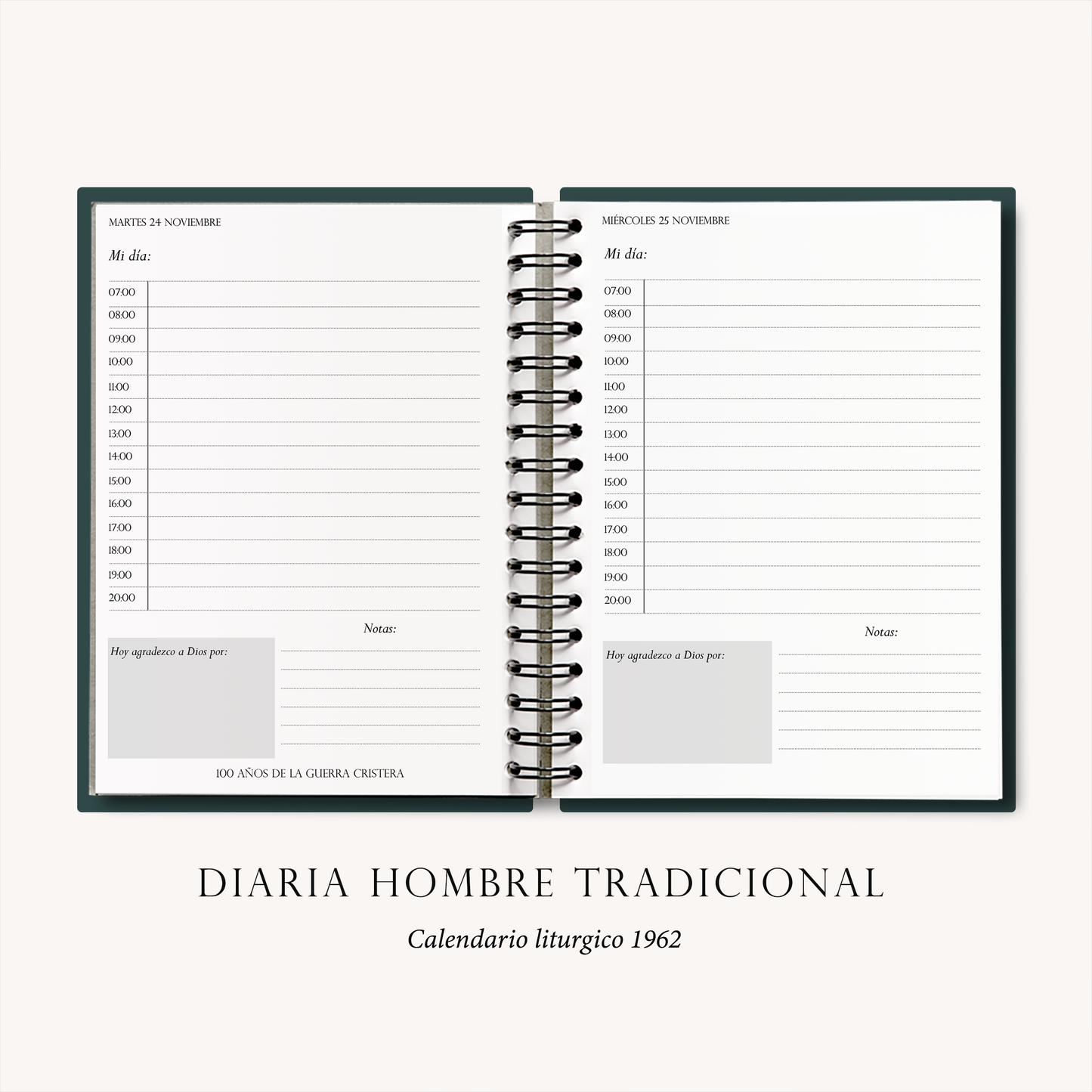 Agenda Cristera 2026 "Nuestra Señora de Guadalupe"